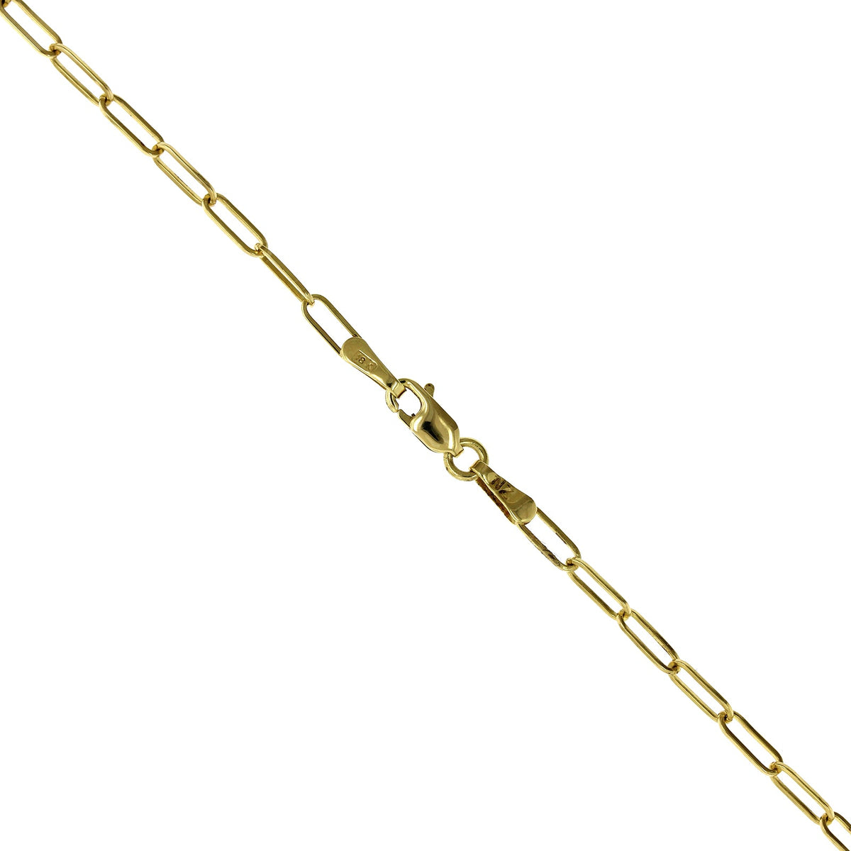 18K Yellow Gold Bezel Set Aquamarine Pendant