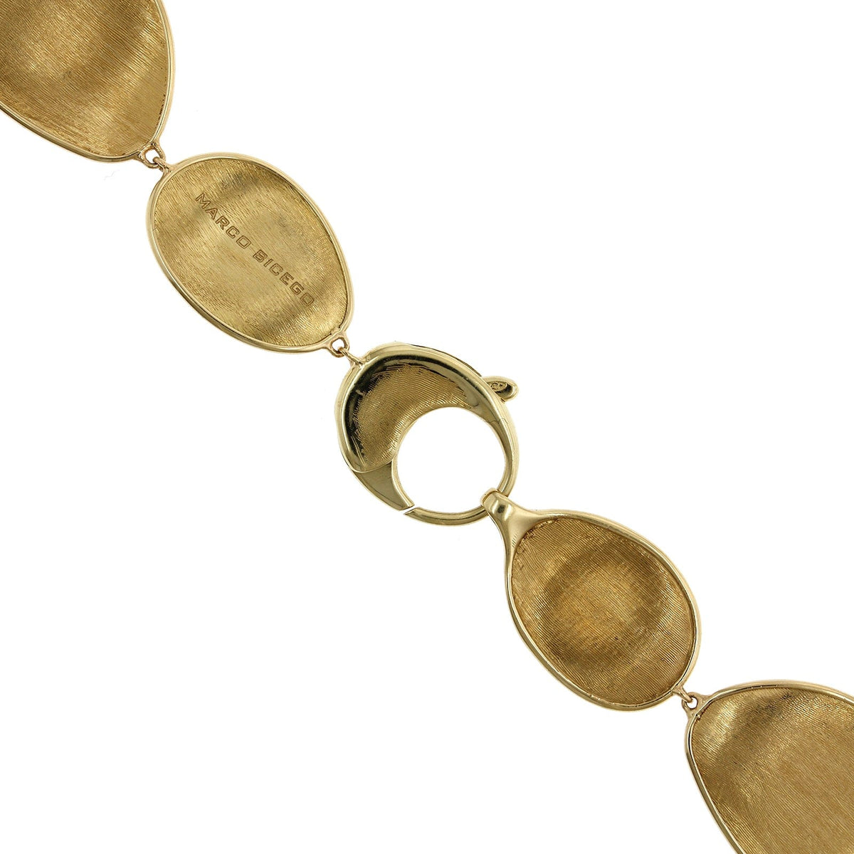 Marco Bicego Lunaria 18K Yellow Gold Aquamarine Necklace
