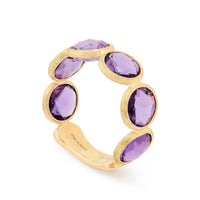 Marco Bicego Jaipur 18K Yellow Gold Amethyst Ring