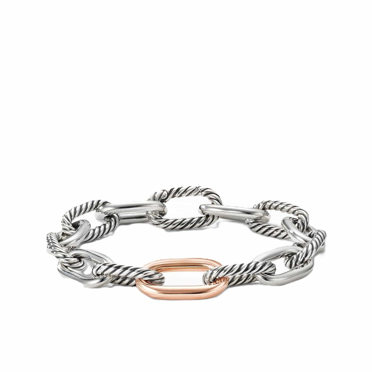 DY Madison® Chain Medium Bracelet with 18K Rose Gold