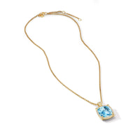 Chatelaine® Pavé Bezel Pendant Necklace