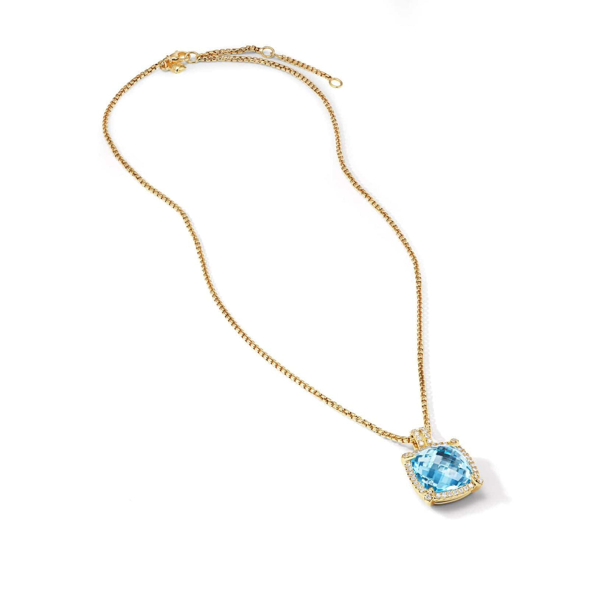 Chatelaine® Pavé Bezel Pendant Necklace