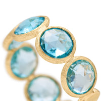 Marco Bicego Jaipur 18K Yellow Gold Blue Topaz Ring
