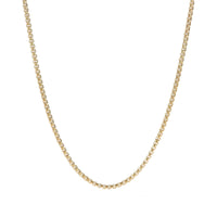 Box Chain Necklace in 18K Yellow Gold
