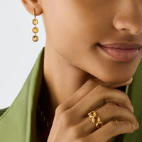 Marco Bicego Jaipur 18K Yellow Gold Citrine Drop Earrings