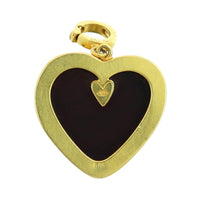 Christina Alexiou 14K Yellow Gold Blue Labradorite Heart Charm