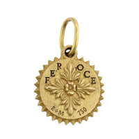 18K Yellow Gold Baby Ruche Lion Charm