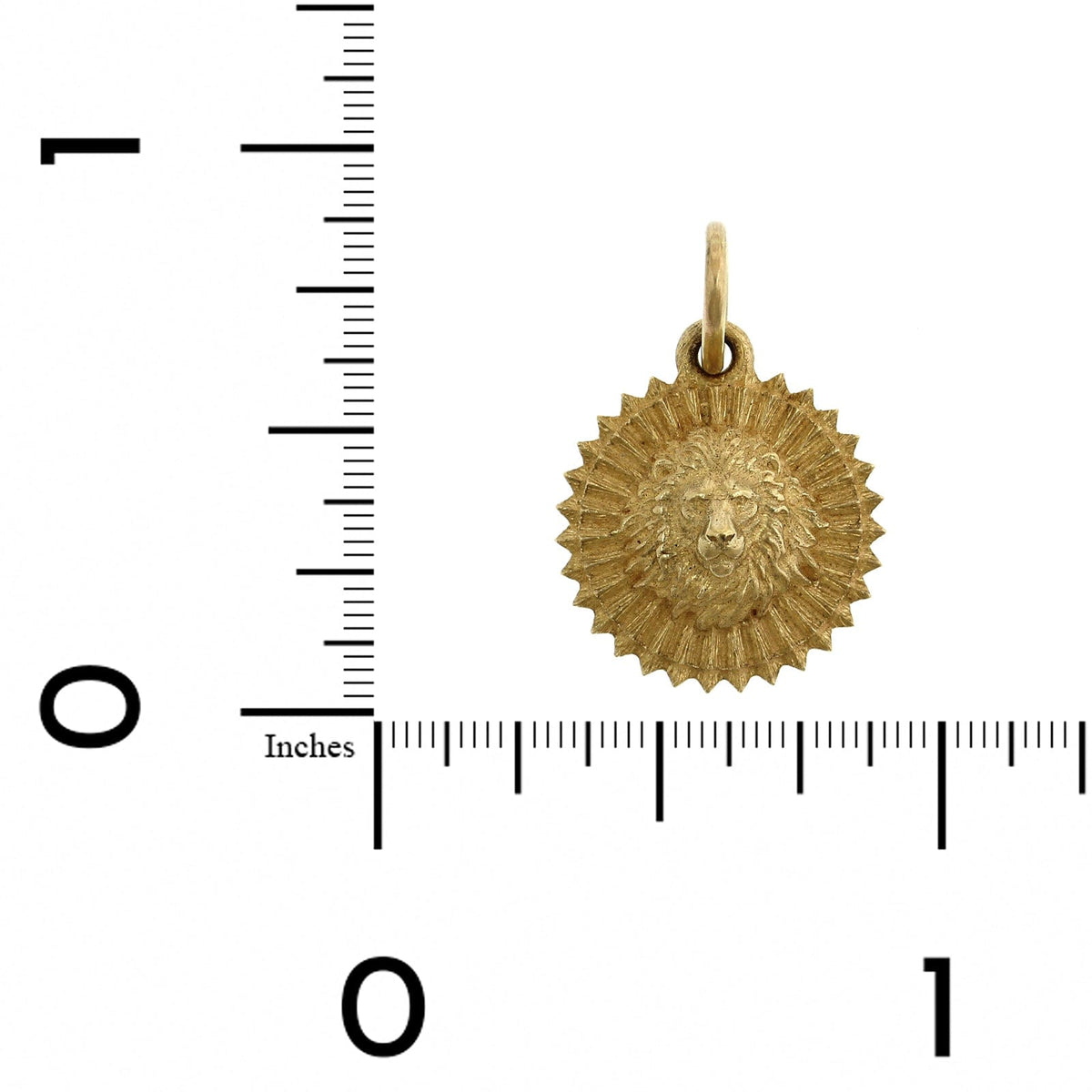 18K Yellow Gold Baby Ruche Lion Charm