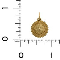 18K Yellow Gold Baby Ruche Lion Charm