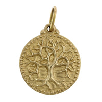 14K Yellow Gold Tree of Life Charm