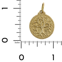 14K Yellow Gold Tree of Life Charm