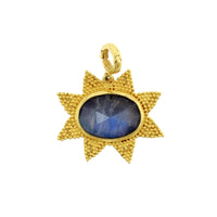 Christina Alexiou 18K Yellow Gold Moonstone Star Charm