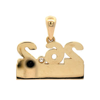 14K Yellow Gold One of a Kind Diamond 26.2 Charm