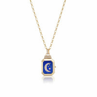 Sorellina 18K Yellow Gold Lapis Amulet Locket