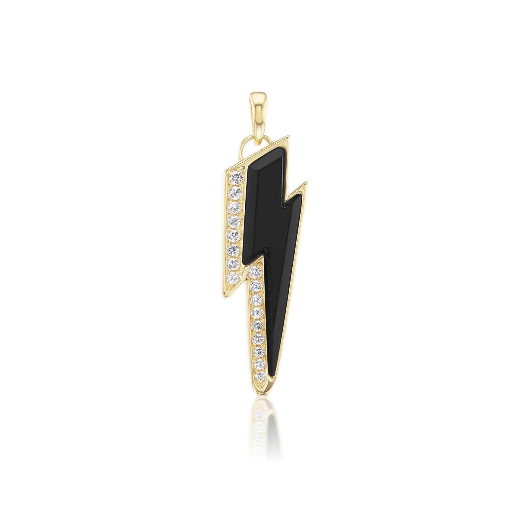 Sorellina 18K Yellow Gold Ziggy Bolt Pendant