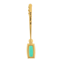 Suzy Landa 18K Yellow Gold Green Tourmaline and Diamond Lolli Pendant