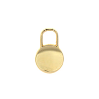 Three Stories 14K Yellow Gold Tiny Bezel Set Diamond Charm