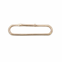 Armenta 14K Rose Gold Large Paperclip Charm Clasp