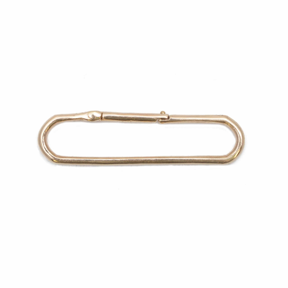 Armenta 14K Rose Gold Large Paperclip Charm Clasp