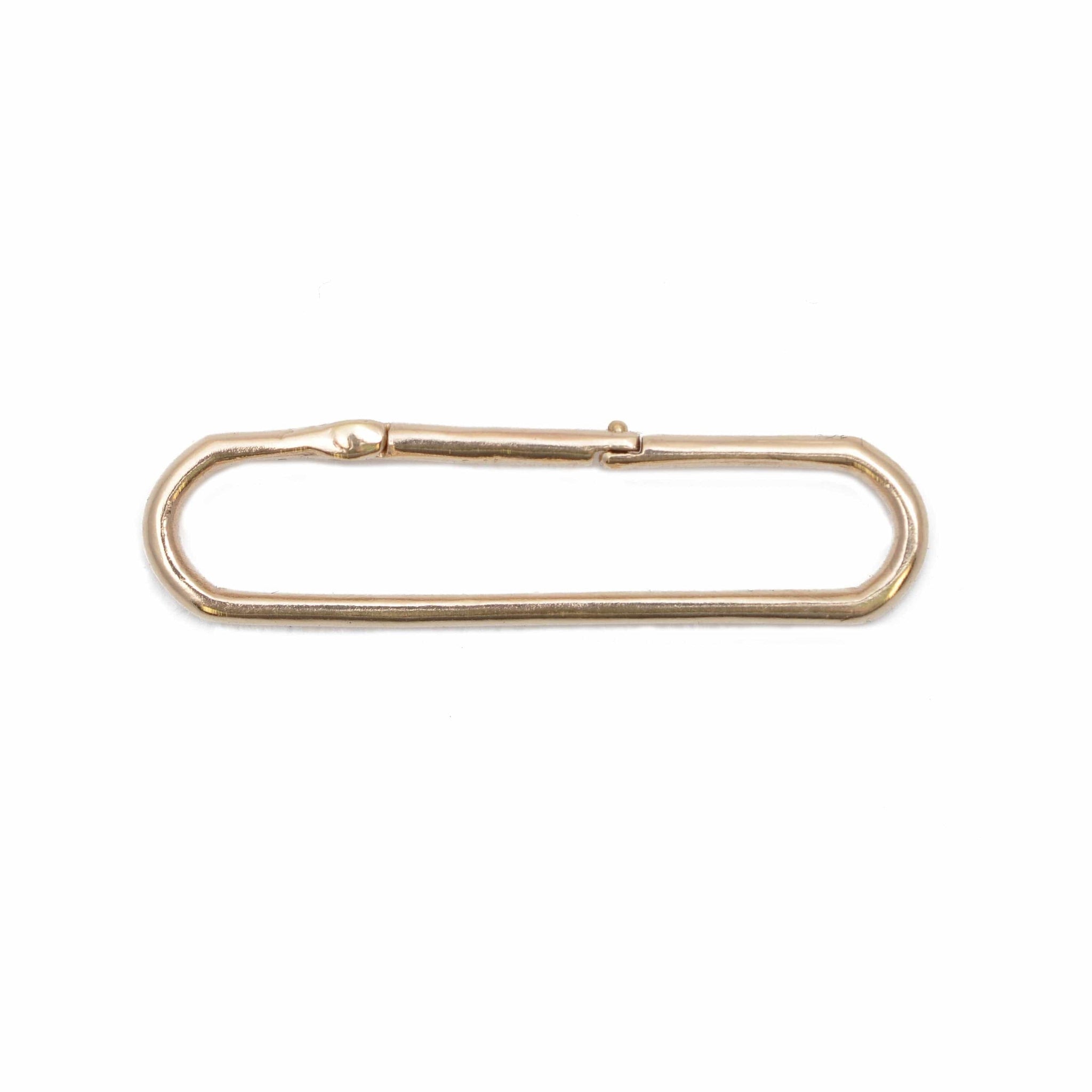 Armenta 14K Rose Gold Large Paperclip Charm Clasp