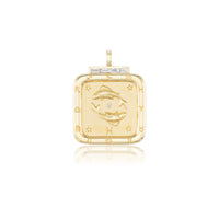 Sorellina 18K Yellow Gold Diamond Pisces Zodiac Pendant