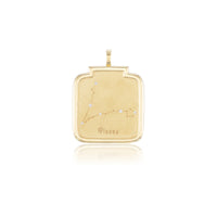 Sorellina 18K Yellow Gold Diamond Pisces Zodiac Pendant