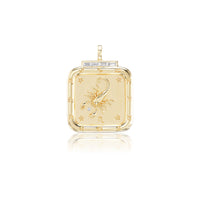 Sorellina 18K Yellow Gold Diamond Scorpio Zodiac Pendant