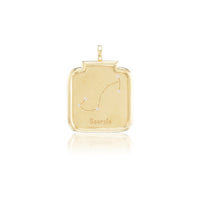 Sorellina 18K Yellow Gold Diamond Scorpio Zodiac Pendant