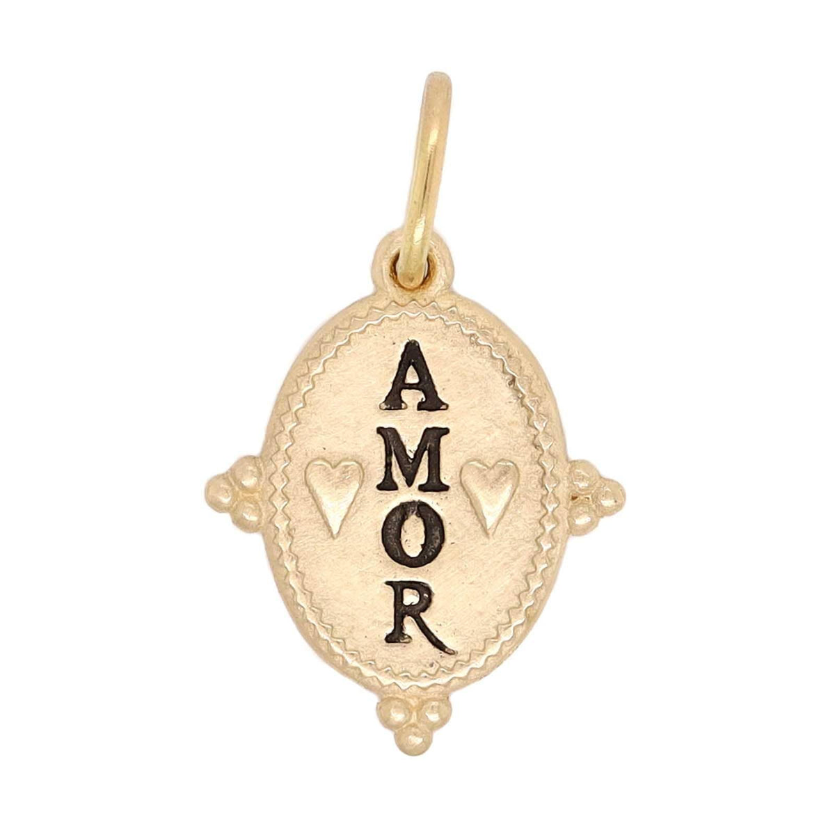 14K Yellow Gold Small Diamond Paw Charm
