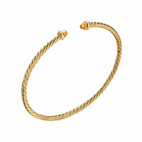 Micro Cablespira® Flex Bracelet 18K Yellow Gold with Citrine, 2.6mm