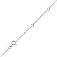 14K White Gold Citrine and Diamond Halo Pendant Necklace