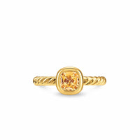 DY Mercer® Color Cable Ring 18K Yellow Gold with Citrine, 5.5mm