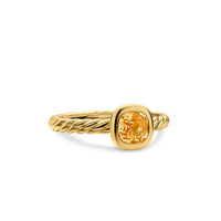 DY Mercer® Color Cable Ring 18K Yellow Gold with Citrine, 5.5mm