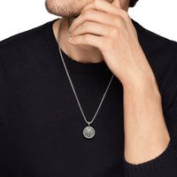 Petrvs Wolf Amulet Sterling Silver, 21mm