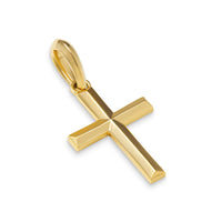 Cross Pendant 18K Yellow Gold, 24mm