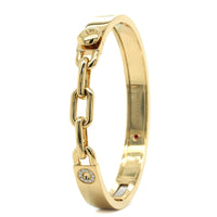Roberto Coin 18K Yellow Gold Diamond Navarra Chain Bangle