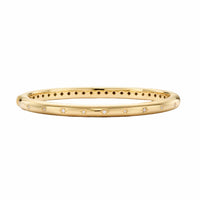 Temple St. Clair 18K Yellow Gold Star Set Diamond Cosmos Bangle Bracelet