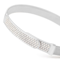 Marco Bicego 18K White Gold Masai Diamond Bangle Bracelet