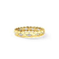 Roberto Coin 18K Yellow Gold Cobra Diamond Bangle Bracelet