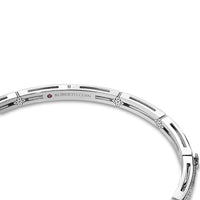 Roberto Coin 18K White Gold Pave Diamond Bangle Bracelet