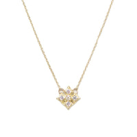 Armenta 18K Yellow Gold Diamond Cross Necklace
