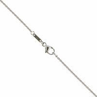 18K White Gold Diamond Cross Pendant