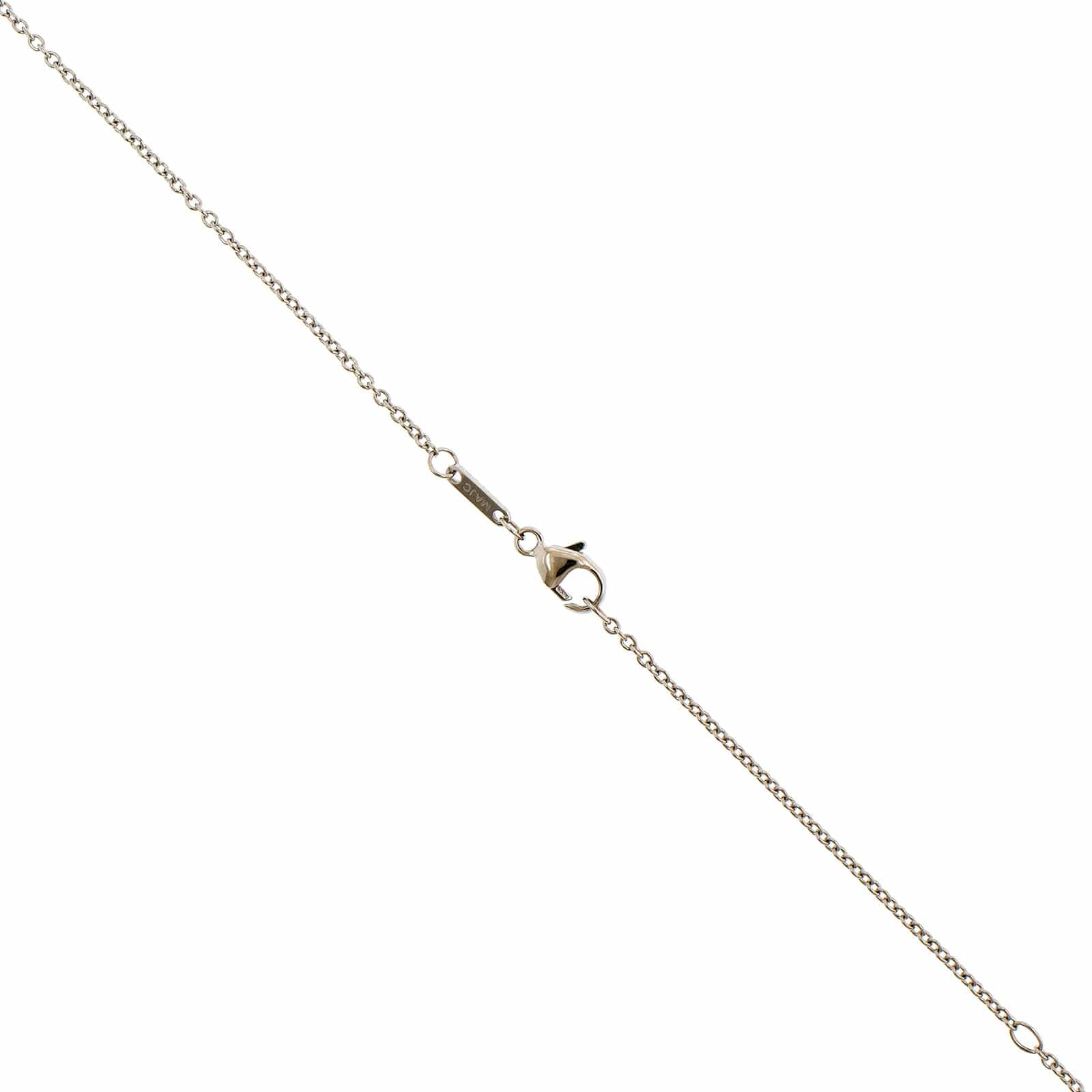 Platinum Diamond Cross Pendant Necklace