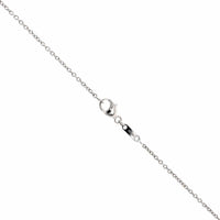 Platinum Diamond Cross Pendant Necklace