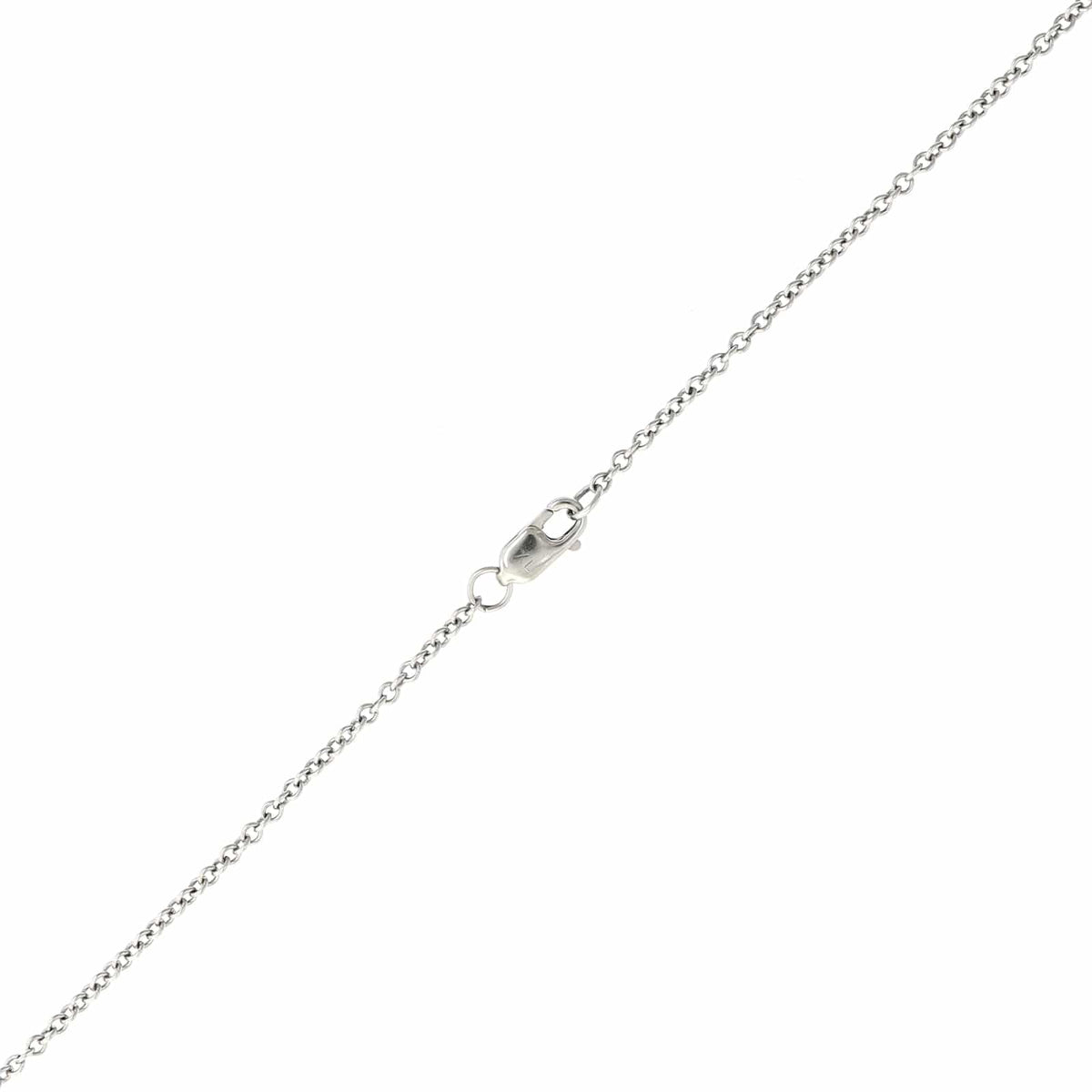Eclat Jewels Platinum Diamond Cross Pendant Necklace
