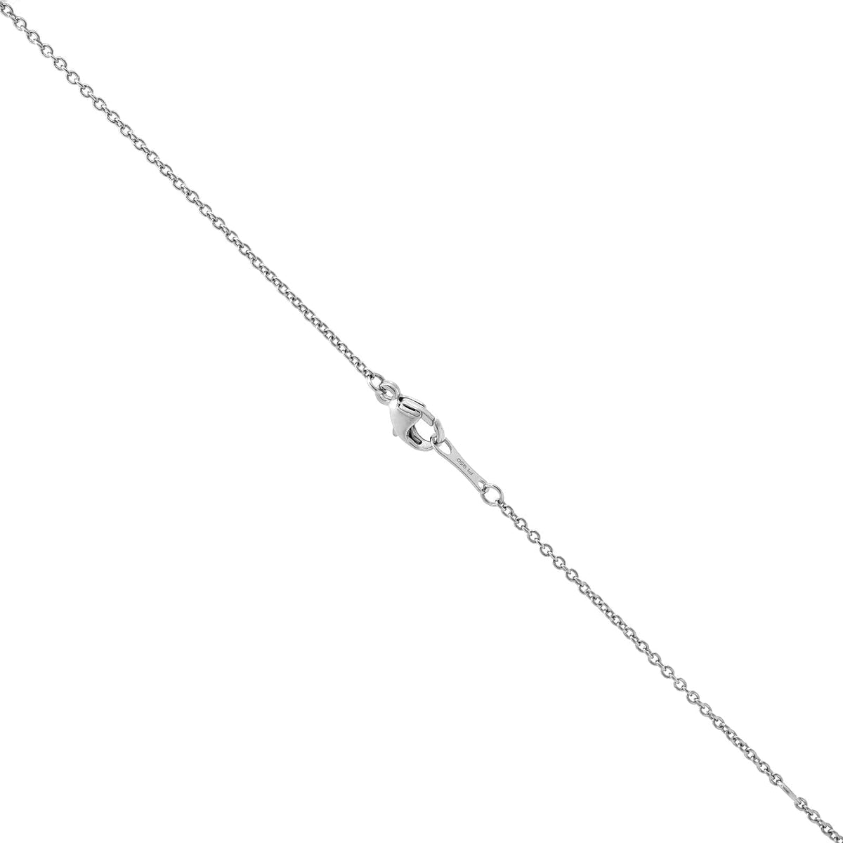 Platinum Diamond Cross Pendant Necklace
