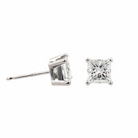 14K White Gold 1CTW Diamond Stud Earrings