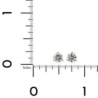 14K White Gold 1CTW Diamond Stud Earrings