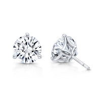 18K White Gold 6CTW Diamond Stud Earrings