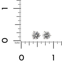 14K White Gold 2CTW Diamond Stud Earrings